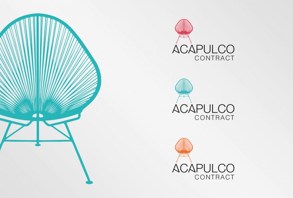 Logotipo de colores Acapulco Contract