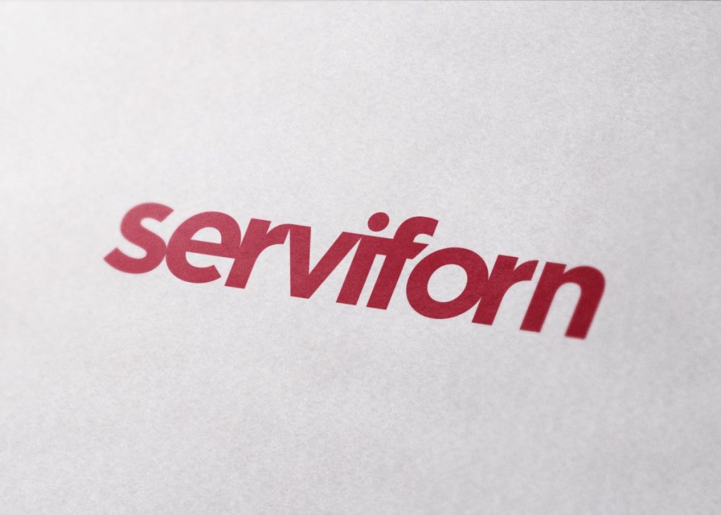 logotipo serviforn rojo
