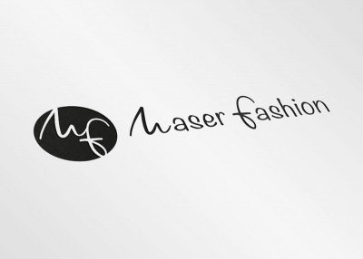 Logotipo moda logística maser fashion